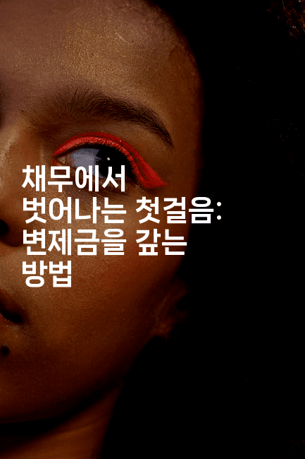 채무에서 벗어나는 첫걸음: 변제금을 갚는 방법-식힐마음