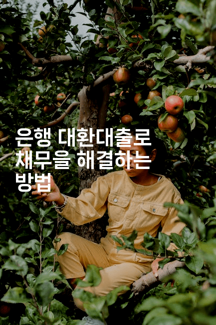 은행 대환대출로 채무을 해결하는 방법-식힐마음