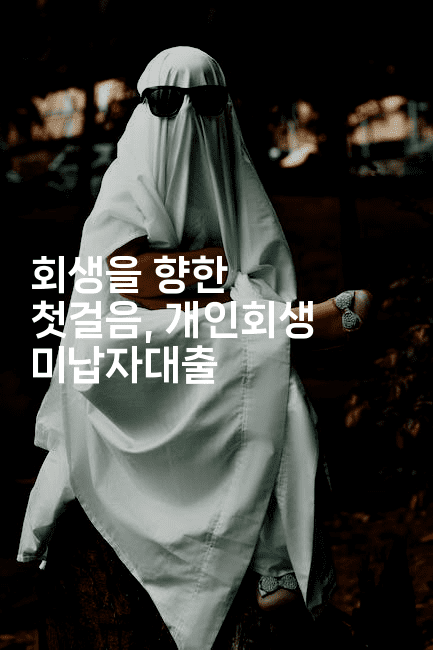 회생을 향한 첫걸음, 개인회생 미납자대출